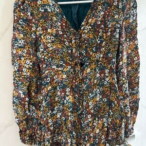 Floral Multicolor romper